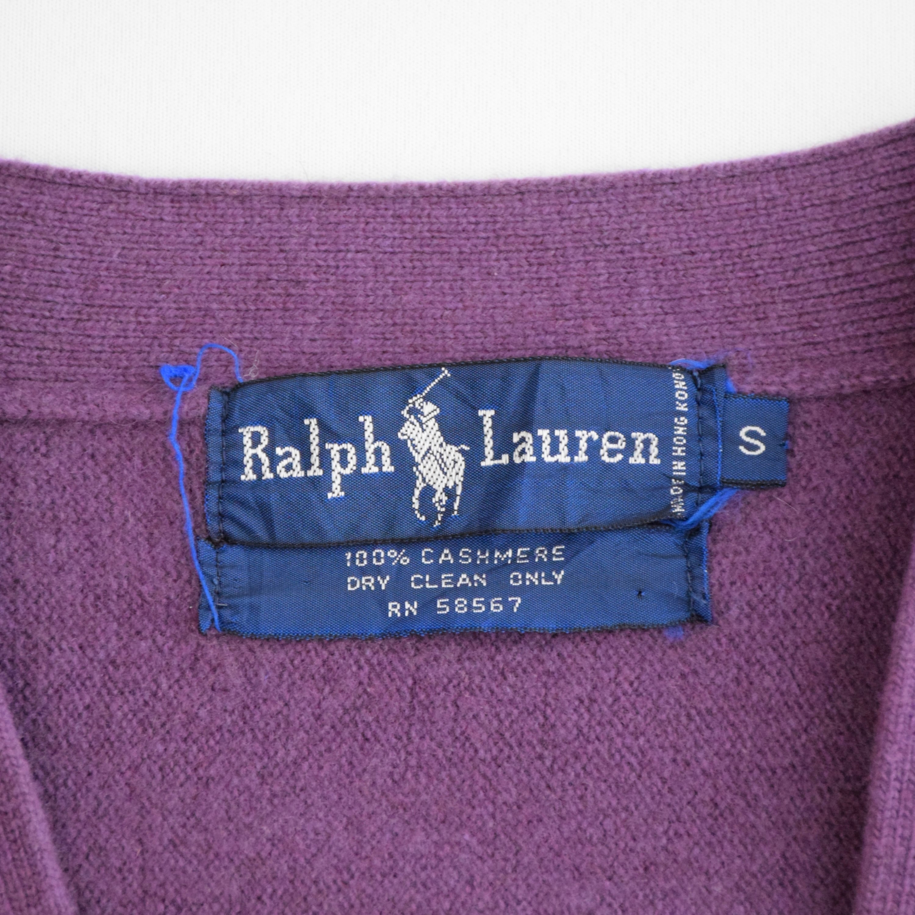 90's Ralph Lauren “カシミア100％” カーディガン レディースS
