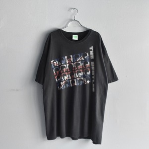 "THE BEATLES" 『A HARD DAYS NIGHT』 Front Printed Rock T-shirt s/s