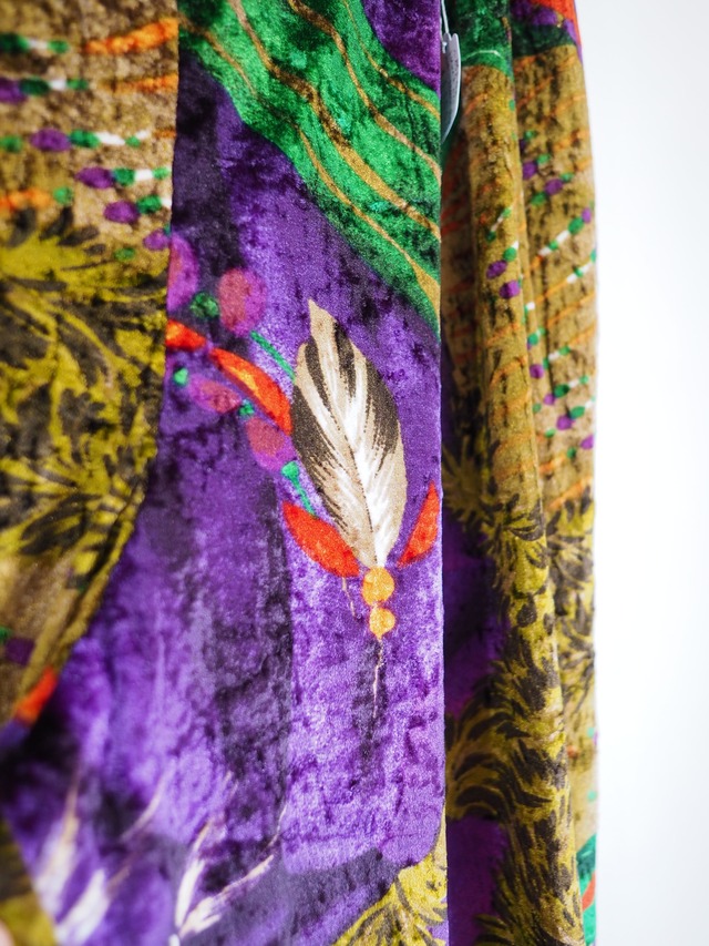 Vintage Hanae Mori Abstract Pattern Tapered Pants