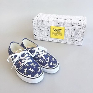 VANS × PEANUTS / AUTHENTIC / SNOOPY SKATING / NAVY / バンズ×ピーナッツ / オーセンティック  / ネイビー / 大人サイズ