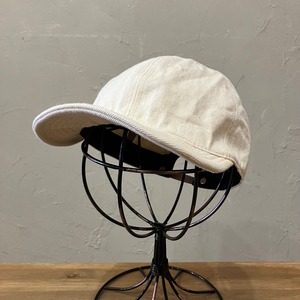 HIGHER SELVEDGE DENIM CAP ECRU