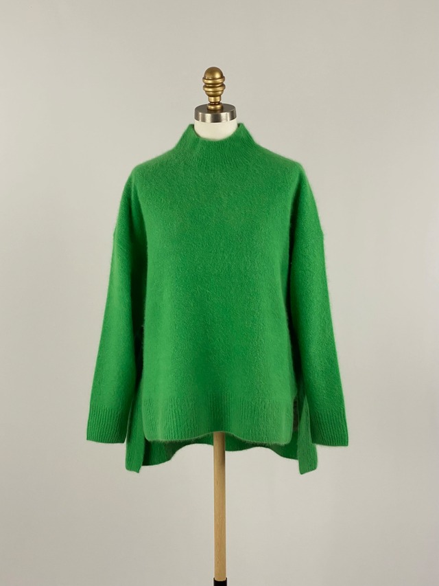フォックスヤクハイネックニット｜グリーン｜Maglia Plus