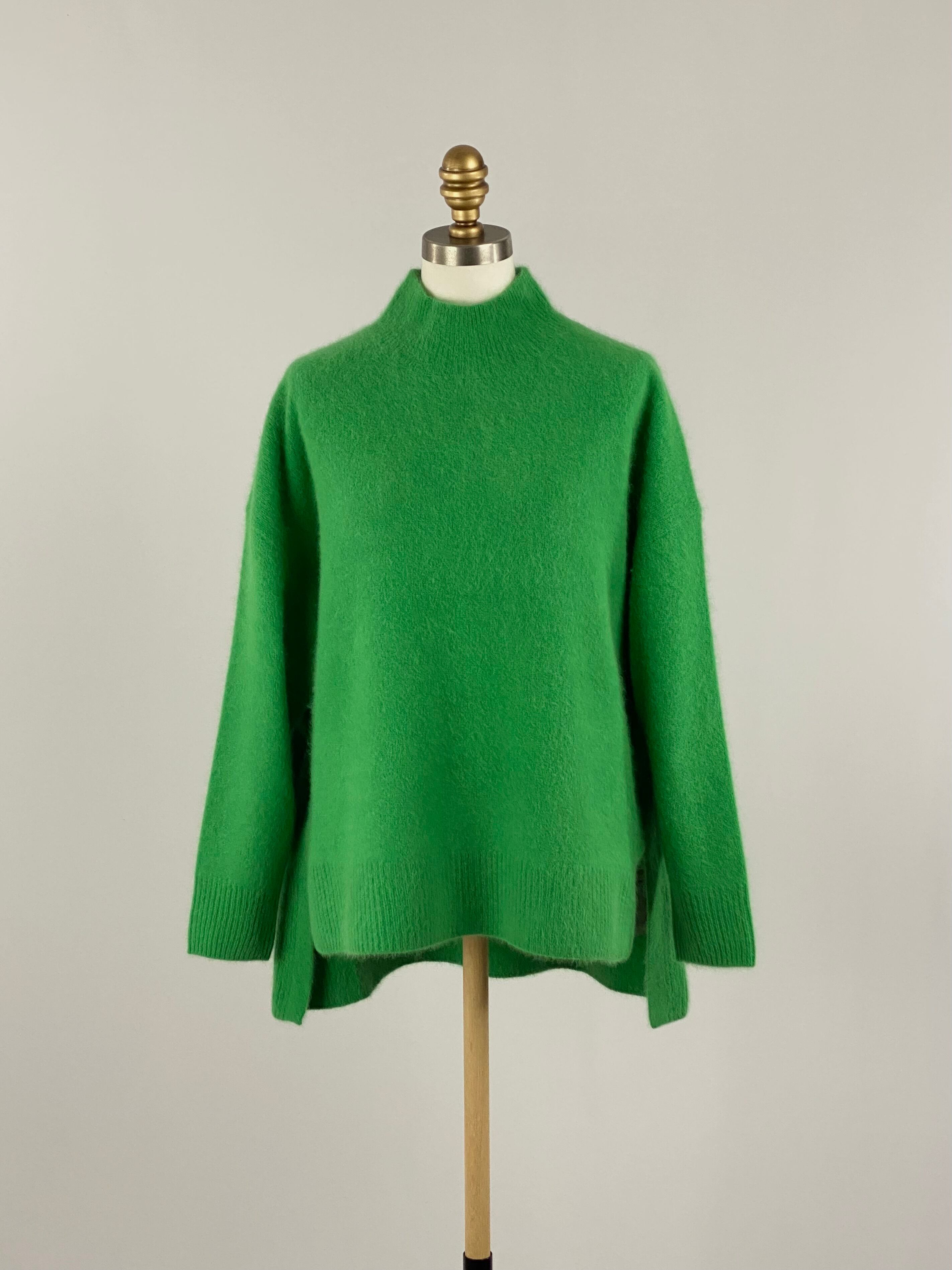 フォックスヤクハイネックニット|グリーン|Maglia Plus