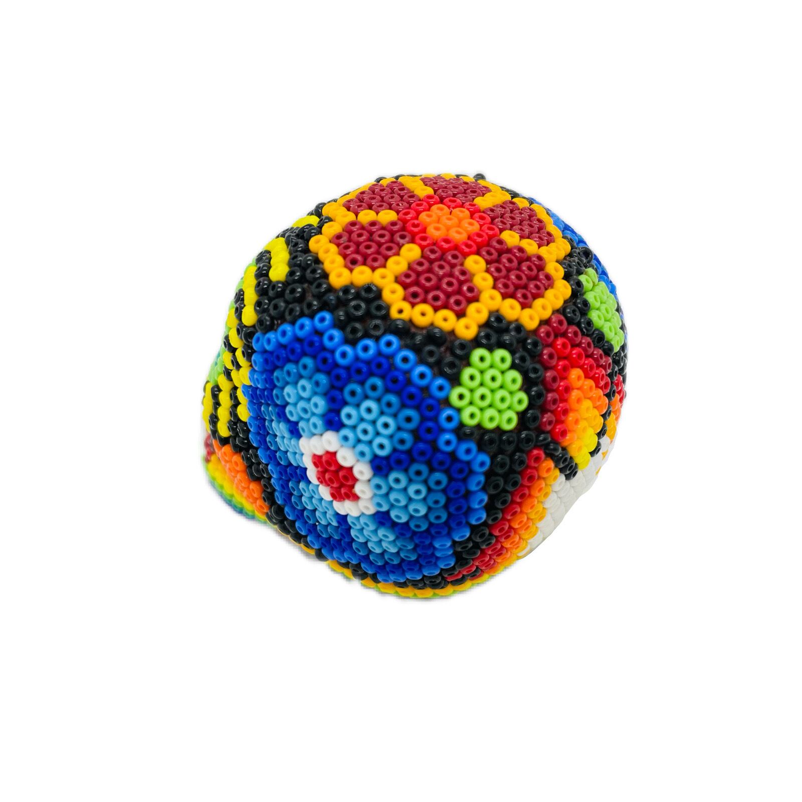 ウィチョル族ビーズアートオブジェ カラベラ Huichol Bead Art Object
