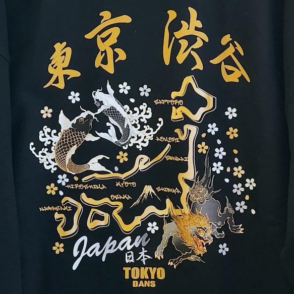 DANS TOKYO/東京渋谷日本地図トレーナー | DANS TOKYO