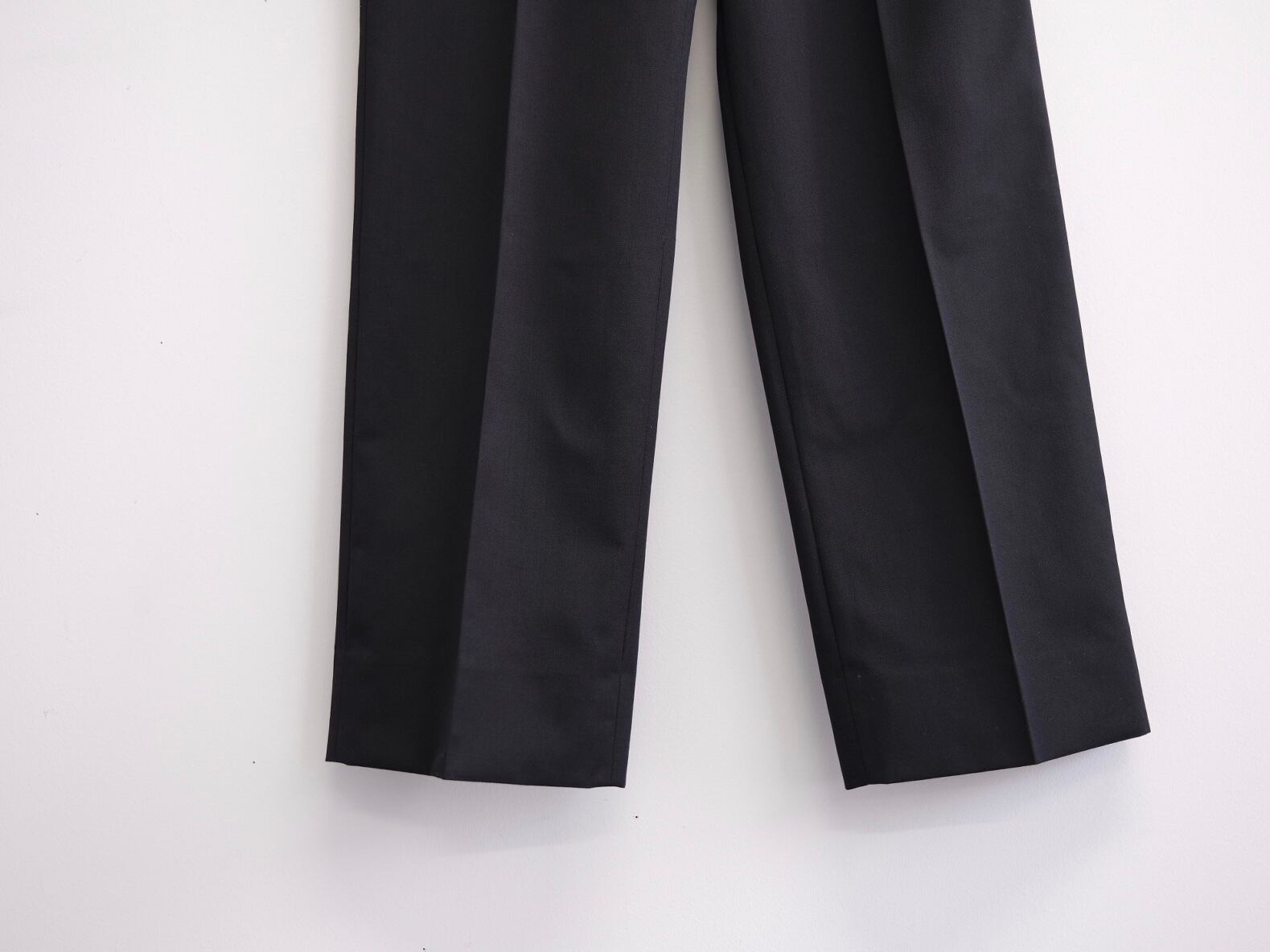 UNIVERSAL PRODUCTS.” WOOL STRAIGHT TROUSERS” | Lapel online store