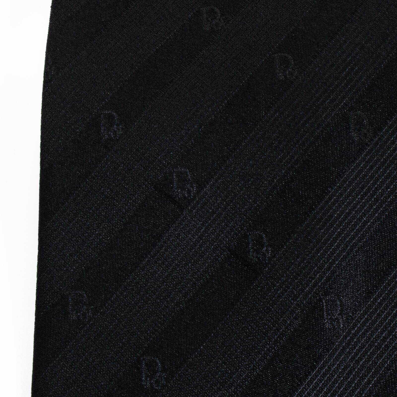 送料無料 ディオール ネクタイ レギュラータイ ジャガード シルク 黒