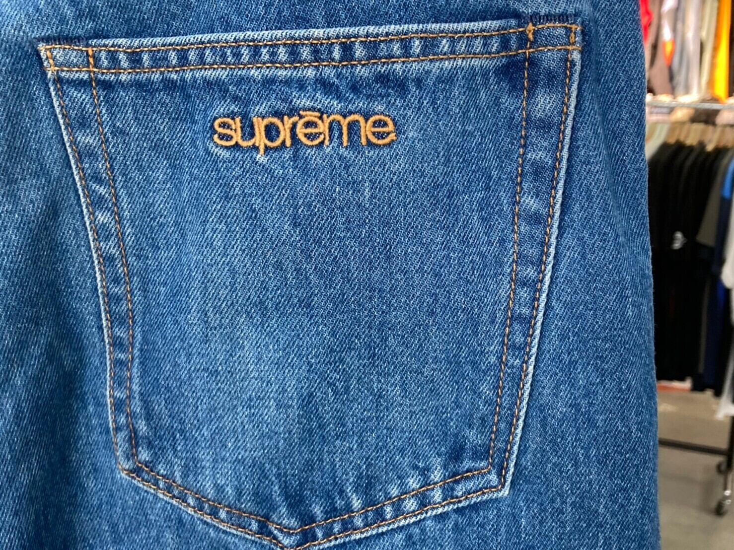 Supreme 21SS LOOSE FIT JEAN WASHED BLUE 34 105KG7128 | BRAND 