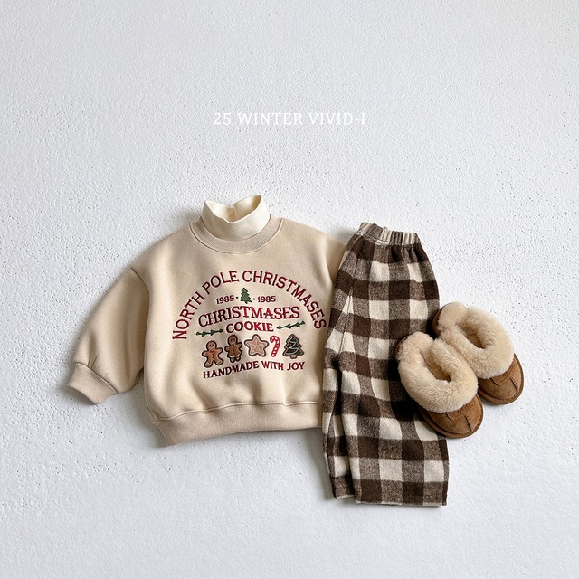 [即納XS/S]≪VIVID-I≫Check Bear Pants 16 brown