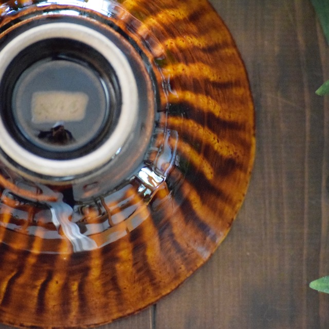 ＜茶づけ碗＞ 伝統の刷毛目柄｜人気の飴色釉薬