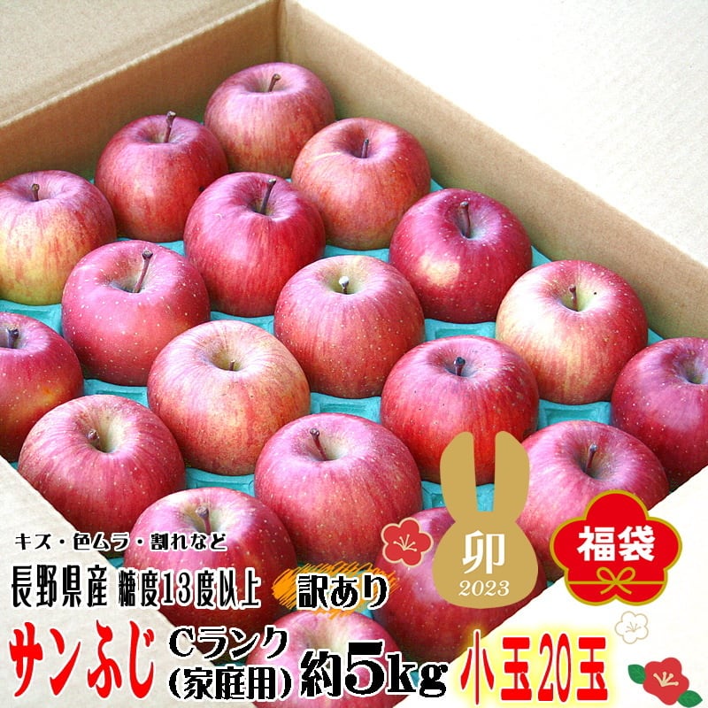正規品質保証】 期間限定 青森県産 ふじ りんご 家庭用 6~8玉 ⑦