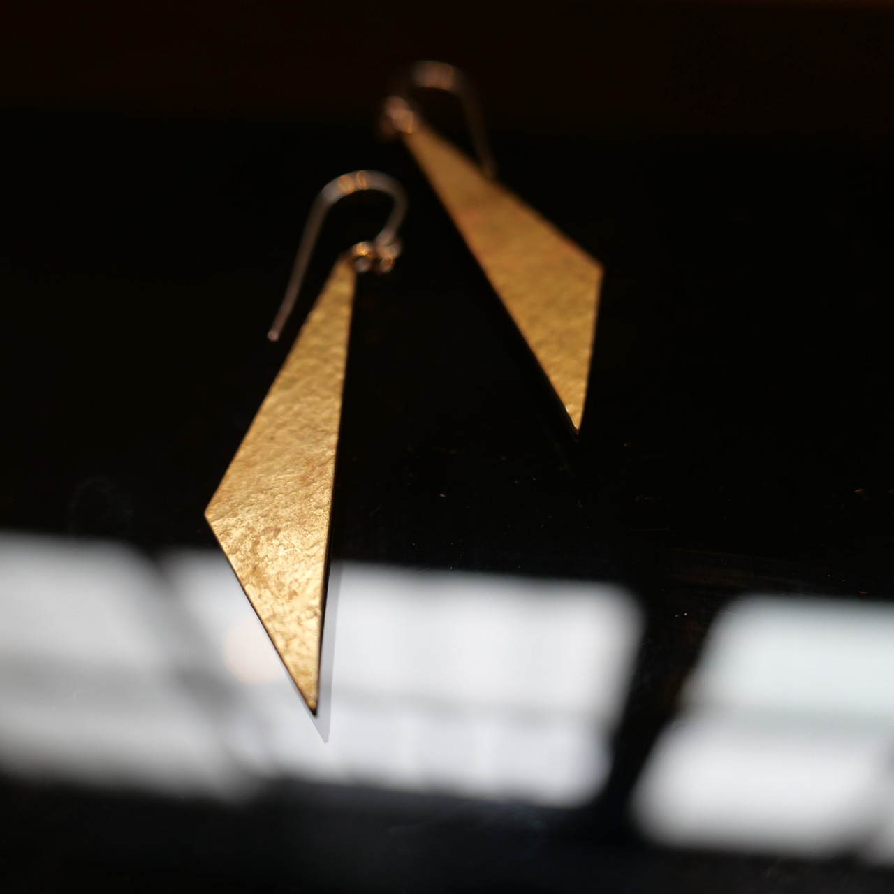 竹俣勇壱　真鍮フック式ピアスD　TRIANGLE  (TRAIANGLE LONG)　［2104280000236］