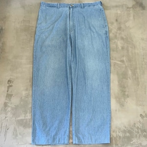 90s Polo Ralph Lauren Light Denim Wide Trousers