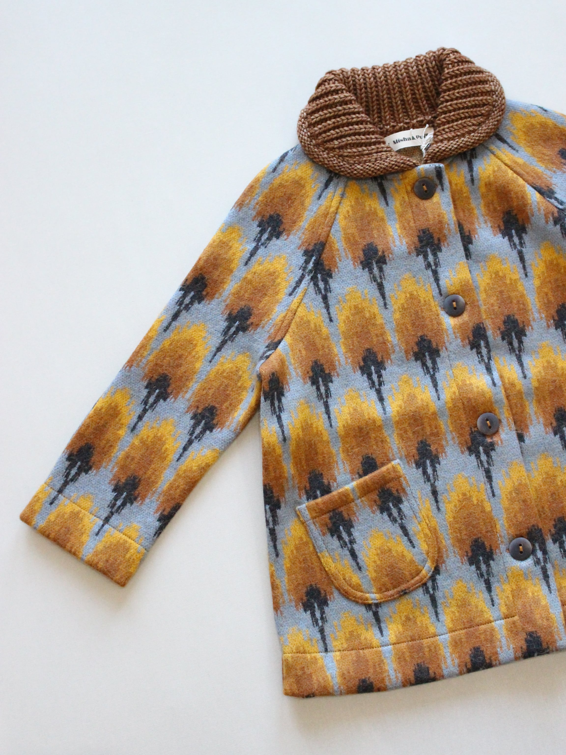 misha&puff■Boiled Wool Jacket■6y misha&puff□Boiled Wool Jacket□6y KIDS Misha & Puff Child Boucle