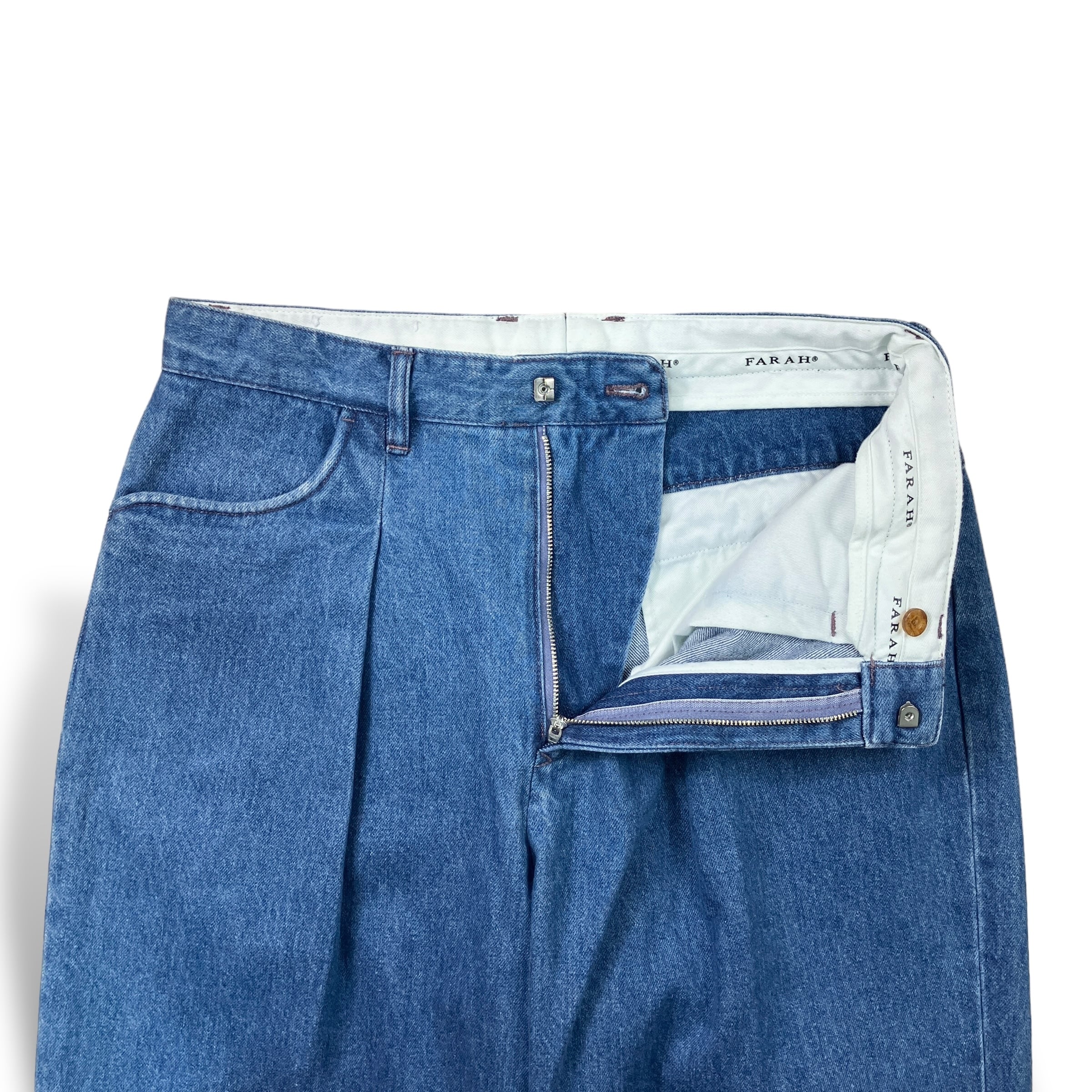 FARAH One Tuck Wide Tapered Pants | MARKET