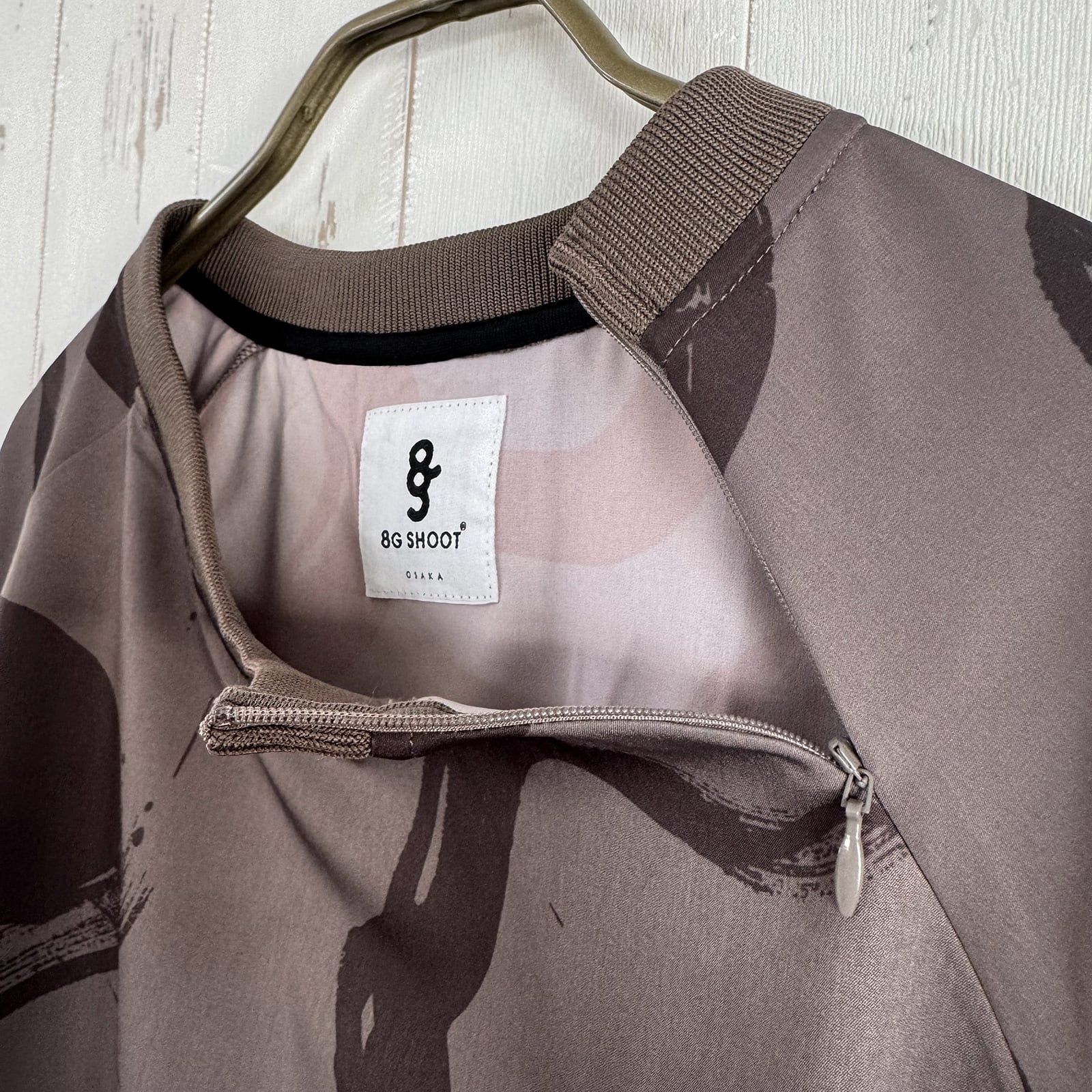 CALLIGRAPHY PATTERN S/S PISTE -GRAY- | 8G SHOOT WEBSTORE