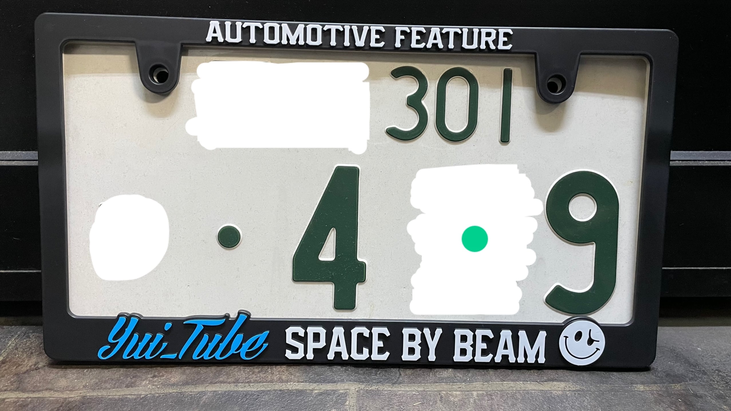 Yuitube Original Number Frame Jpnsize Yui Tube Shop