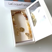 【 HOLLY PERLES (ホリーパール) 】スマホストラップ 40cm ラコックフランセーズ la coque francaise 携帯チェーン スマホ ストラップ 首飾り スマホショルダー 携帯ストラップ 携帯ホルダー ネックレス 全機種対応 おしゃれ かわいい フランス直輸入