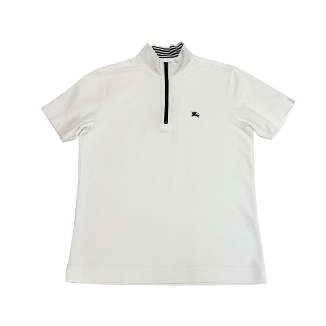 古着 バーバリーゴルフ BURBERRY GOLF ハーフジップ ポロシャツ