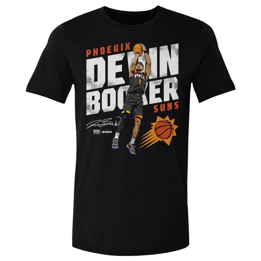 NBA】デビン ブッカー フェニックス サンズ バスケットボール Slant T