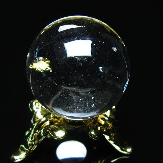 水晶 丸玉 20mm 一点物 141-7608