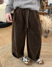 コーデュロイ バルーンワイドパンツ