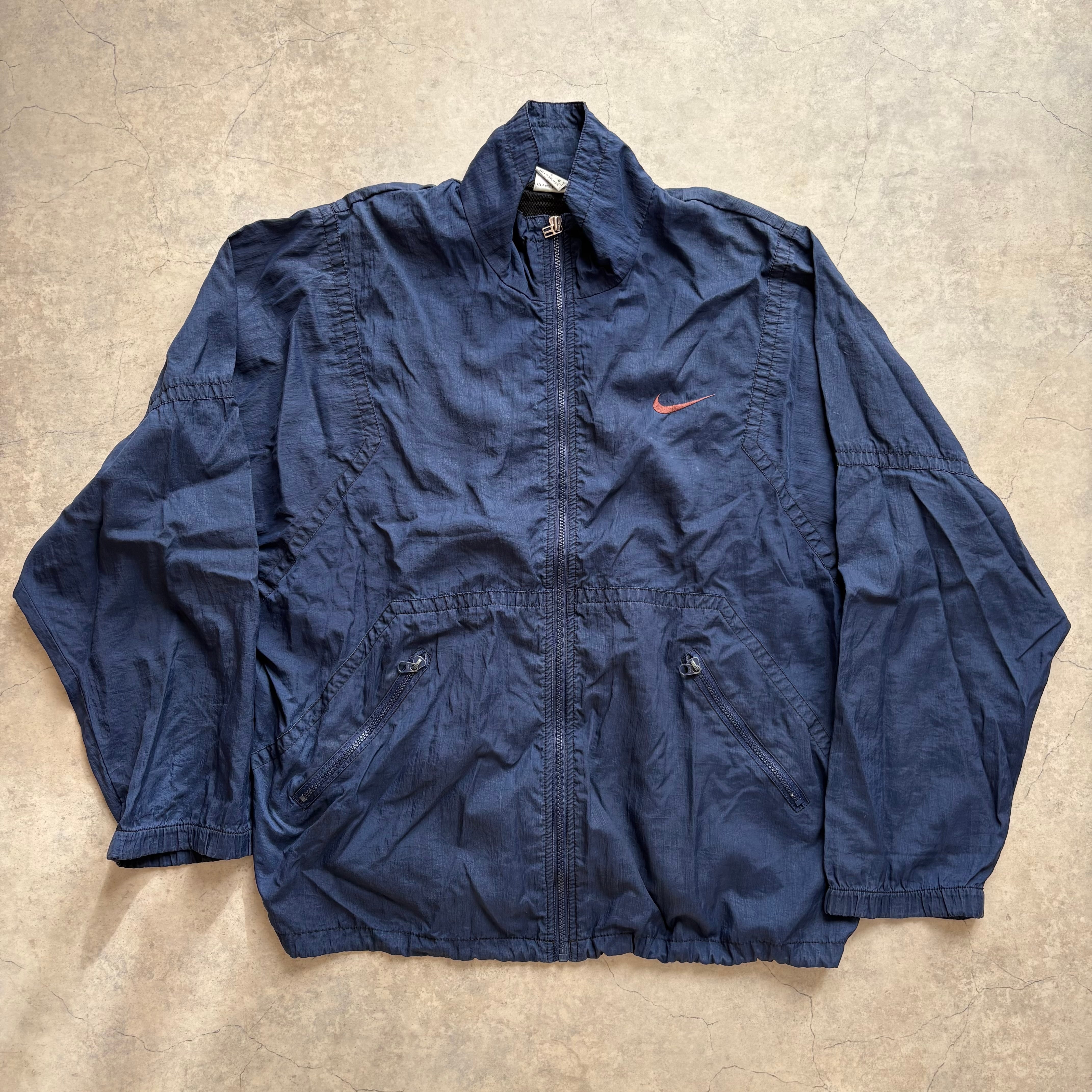 70年~80年代 USA製 Swingster コーチジャケット NAVAL メンズS 古着