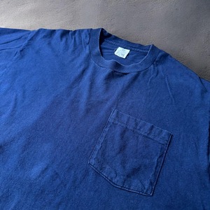 90s Pocket TEE FRUIT OF THE LOOM 無地Tシャツ USA製 シングル 耳付き ポケT