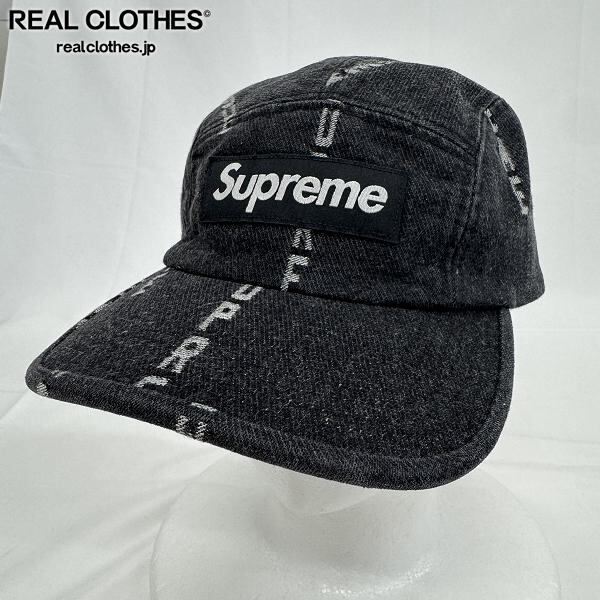 Supreme/シュプリーム【20AW】Jacquard Logos Denim Camp Cap