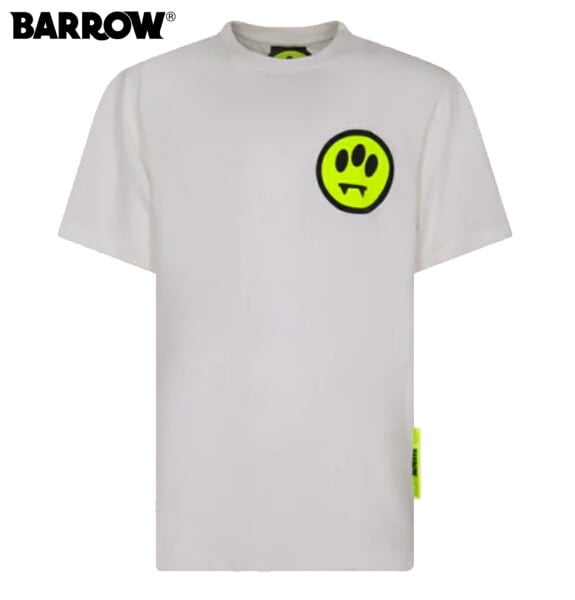 バロー Tシャツ 半袖 BARROW JERSEY T-SHIRT UNISEX 034107 OFF WHITE 