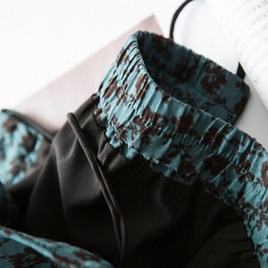 花柄Aラインロングスカート W00089