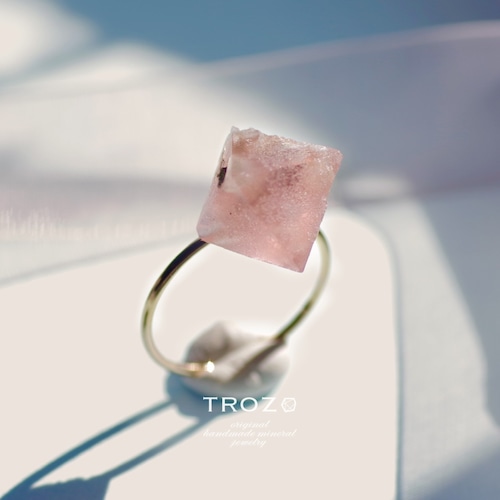 【008 Sugar Flower Collection】 フローライト 鉱物原石 14kgf / シルバー925 リング 天然石 アクセサリー