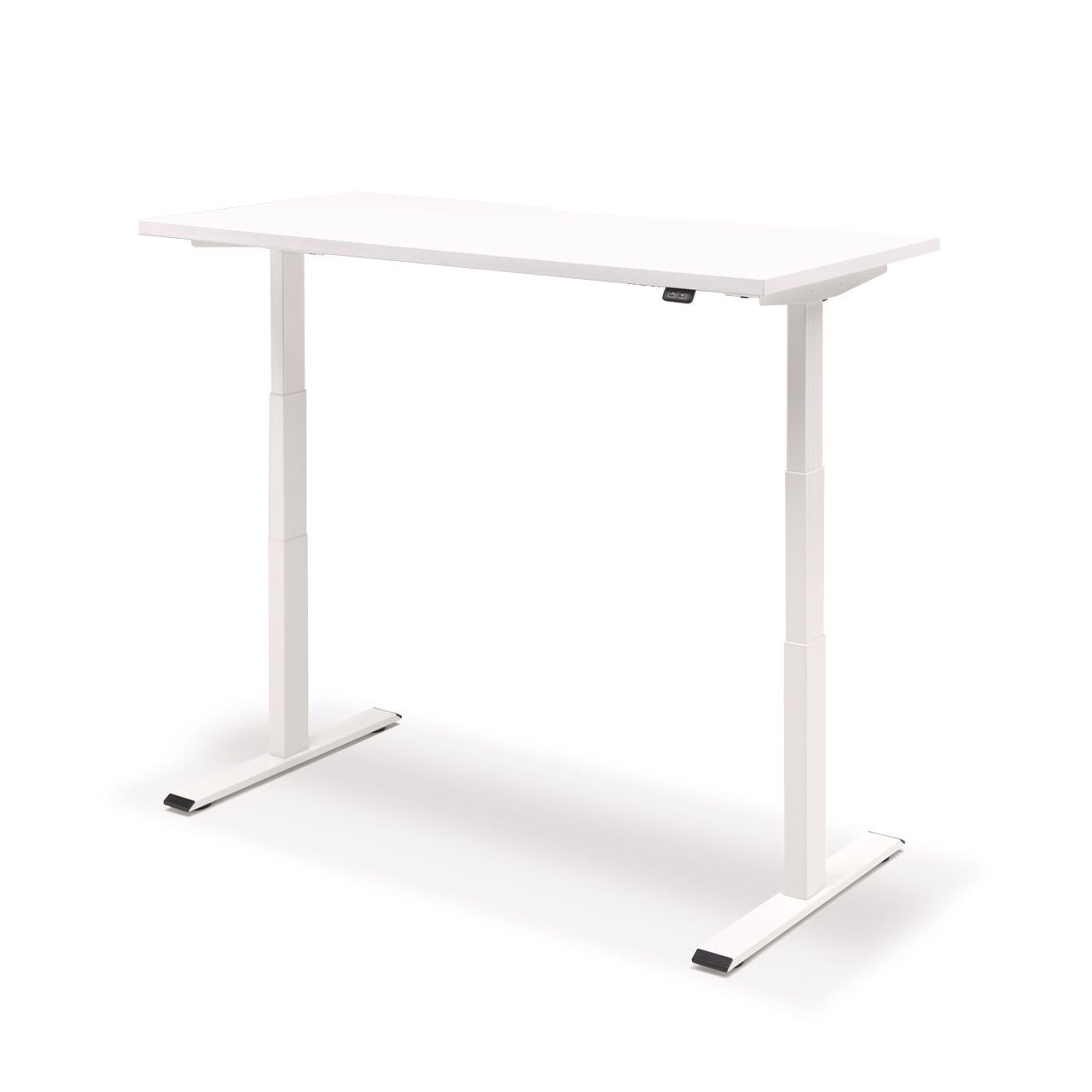 昇降デスク　木製 ホワイト 電動昇降テーブル 120cm ホワイト 天板90度回転可能 ホワイトボード