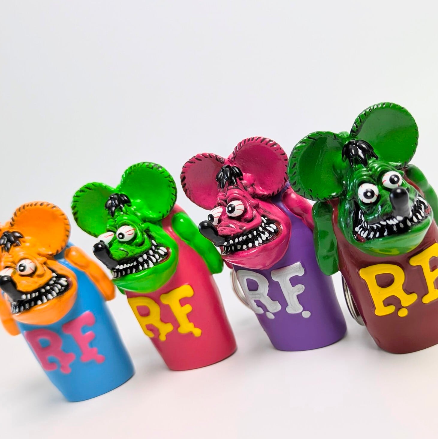 【 RAT FINK( ラットフィンク )】 Lighter Cap KeyHolder ( ライターキャップキーホルダー ) 〚アメリカン雑貨 アメトイ〛