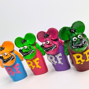【 RAT FINK( ラットフィンク )】 Lighter Cap KeyHolder ( ライターキャップキーホルダー ) 〚アメリカン雑貨 アメトイ〛