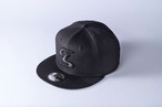 Godiamo Sport × NEWERA 9FIFTY FLAT BILL SNAPBACK CAP（Black)