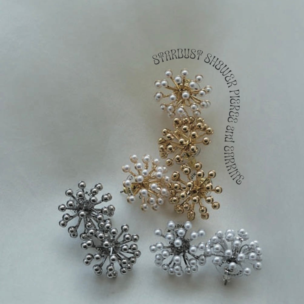 【 CHIGNON 】スターダストシャワーイヤリング