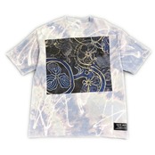 【tshirts223】Lsize bleached T-SHIRTS Blue