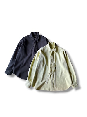 FINE COUNT COTTON PIECE DYE BOWTIE SHIRT