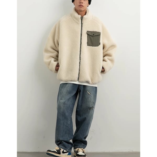 Front pocket design sweat C2996