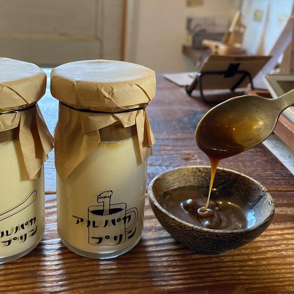 [11月末まで］アルパカプリン（珈琲＆珈琲生キャラメル）［各３個／６個入り］