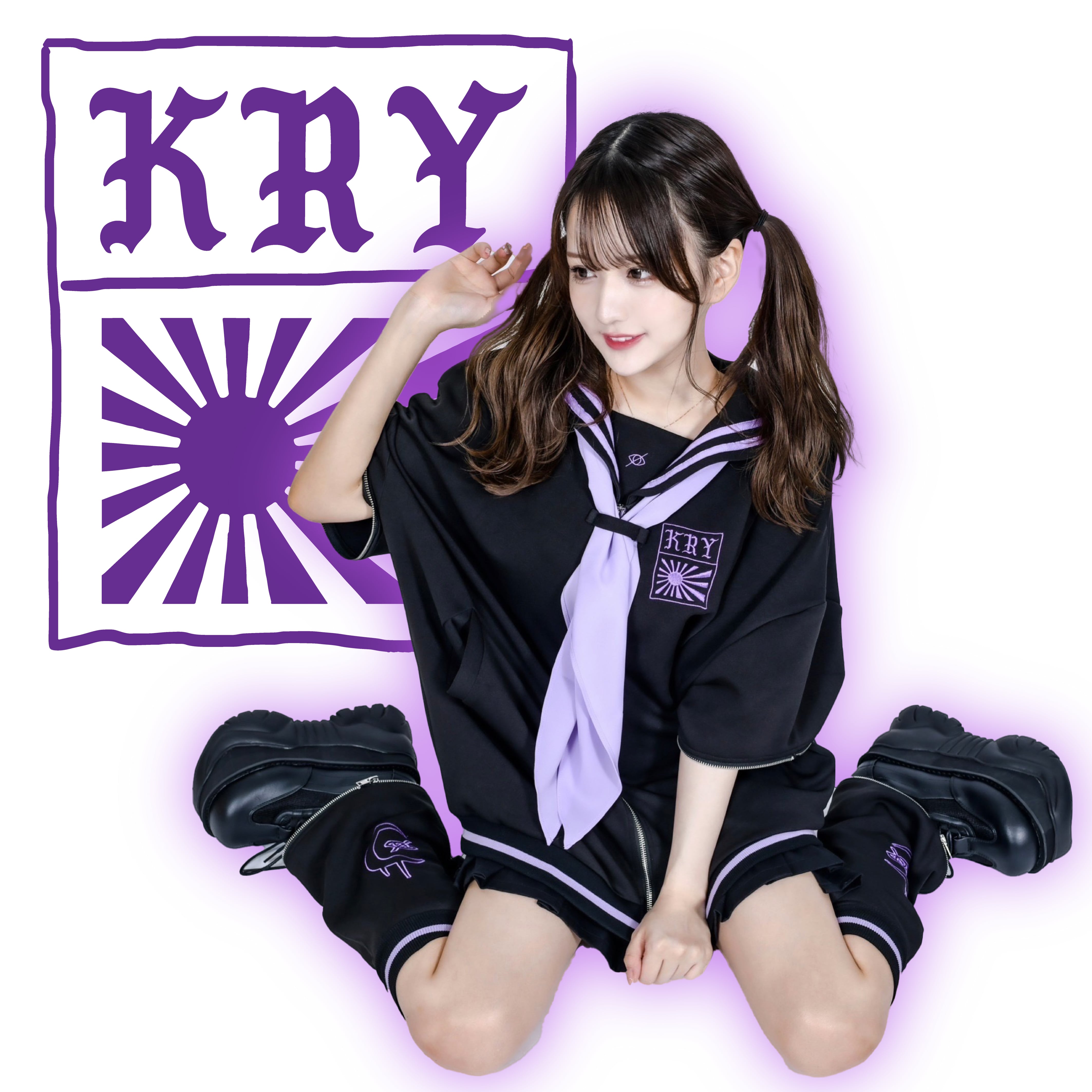 KRY clothing　絶対☆全開　レッドセーラー服