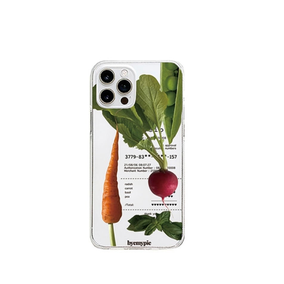 【byemypie】veggie party / iphone スマホ ケース カバー ジェリー ソフト ハード ベジタブル 韓国 雑貨