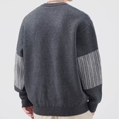 カジュアル クルーネックニット af0464