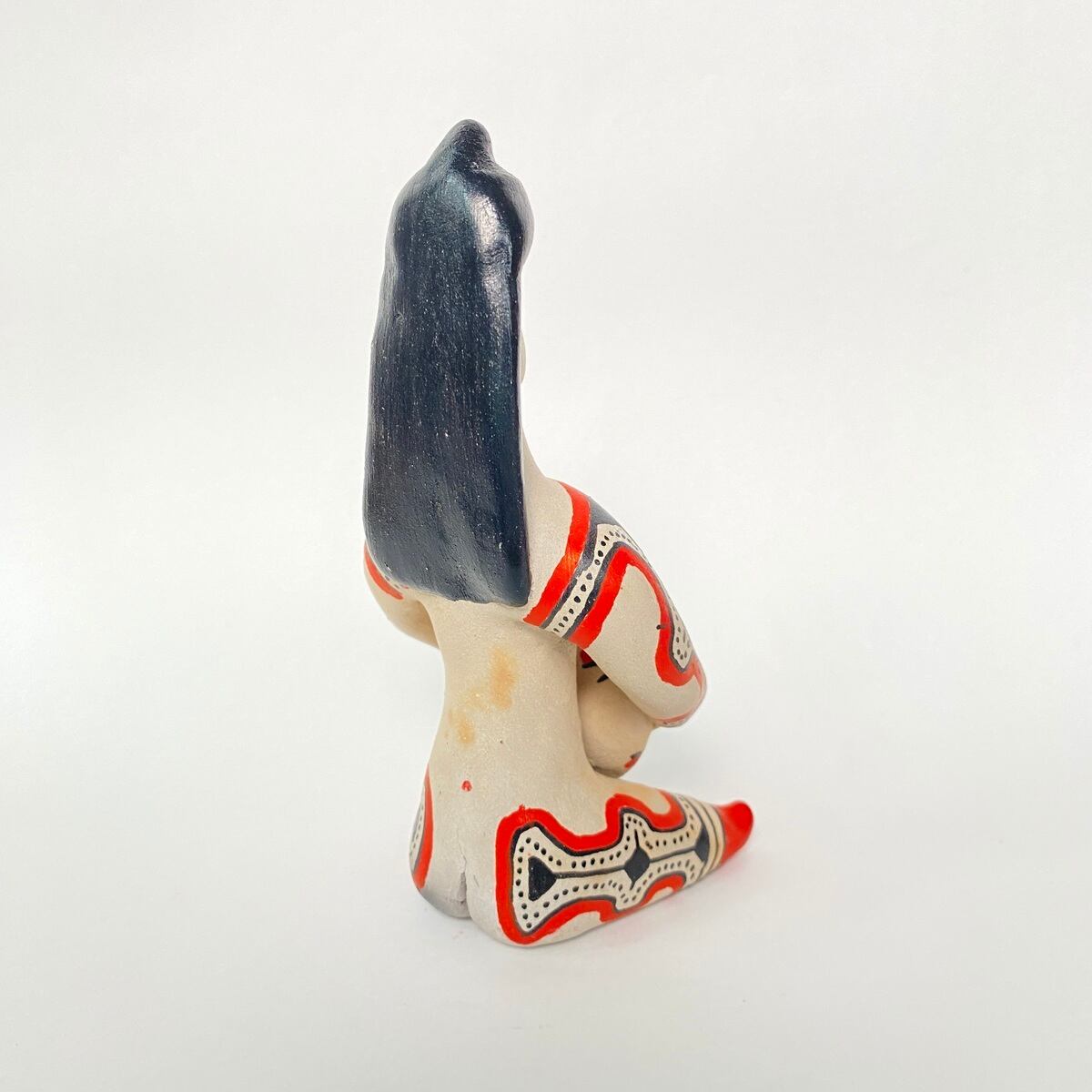 ブラジル カラジャ族 陶器 BONECA 人とツボ(12) | Coloridas コロリーダス