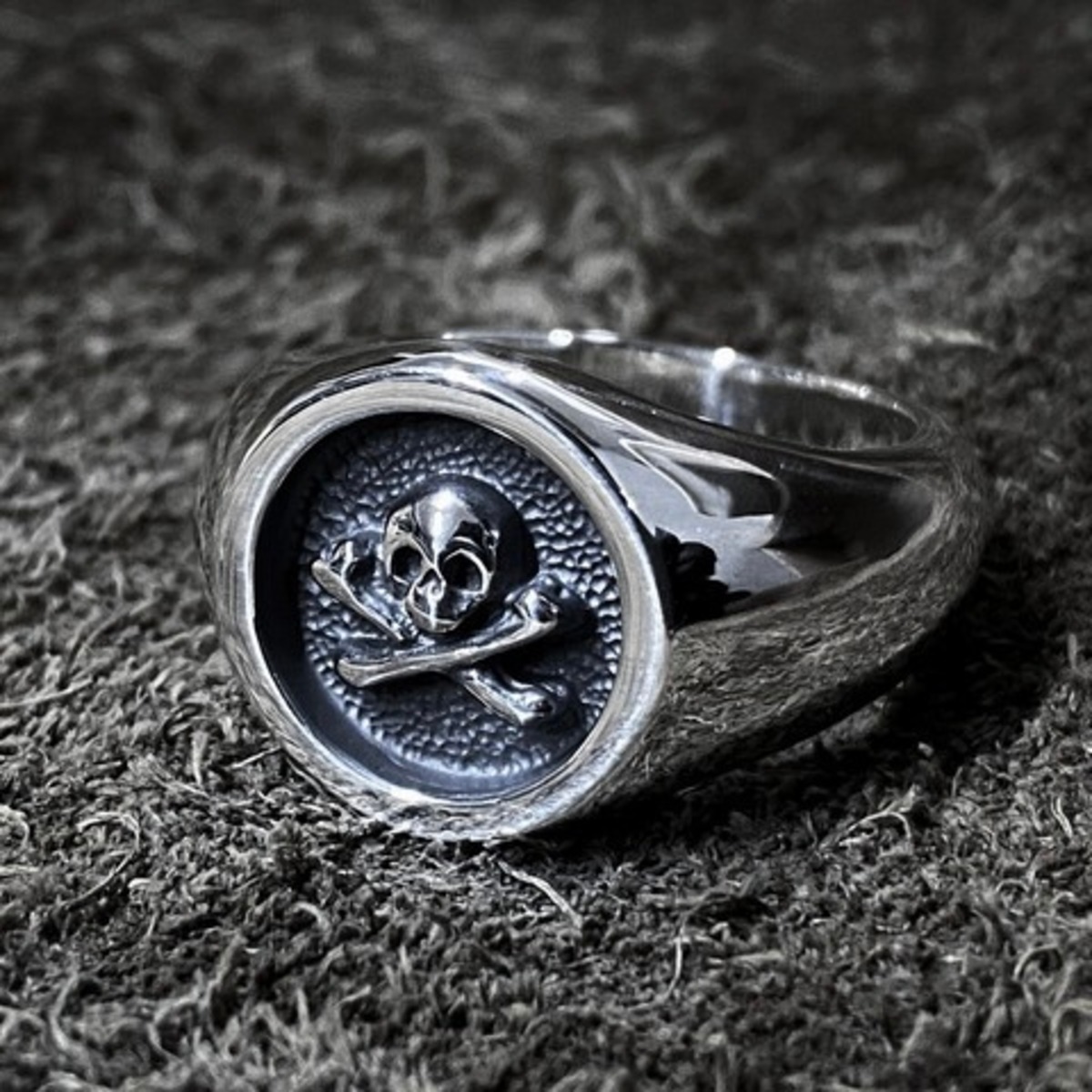 JANGO ジャンゴ スカルリング バイカー シルバーアクセ RING (JR-07 
