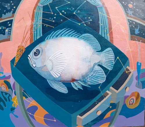 卓上の魚 卓上の魚