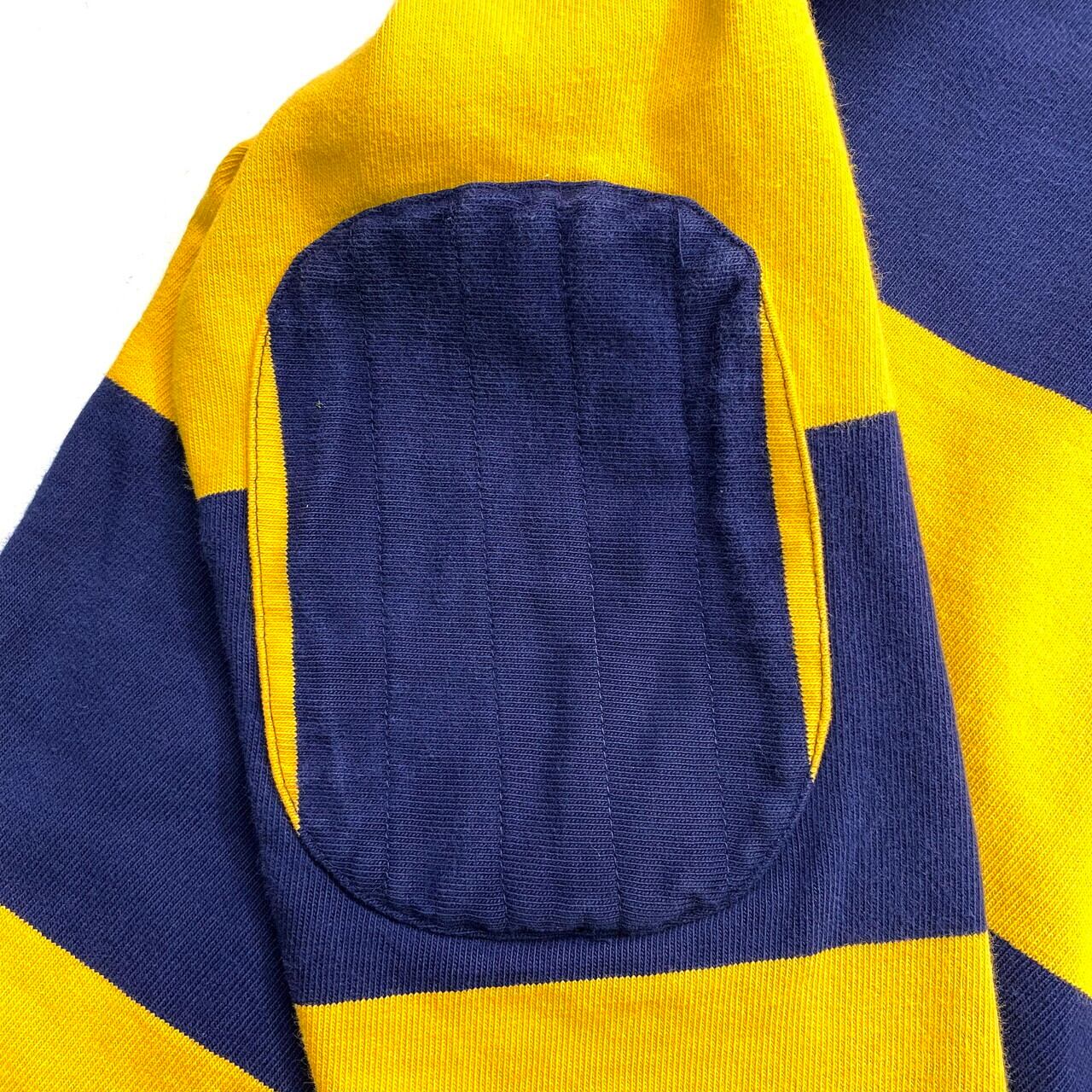 ポロバイラルフローレン ラガーシャツ 刺繍ロゴ エルボーパッチ ネイビー 2XL ポロバイラルフローレン ラガーシャツ 刺繍ロゴ エルボーパッチ