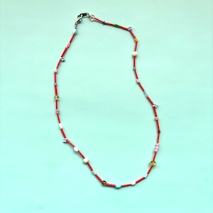 vintage beadsのネックレス（x002）