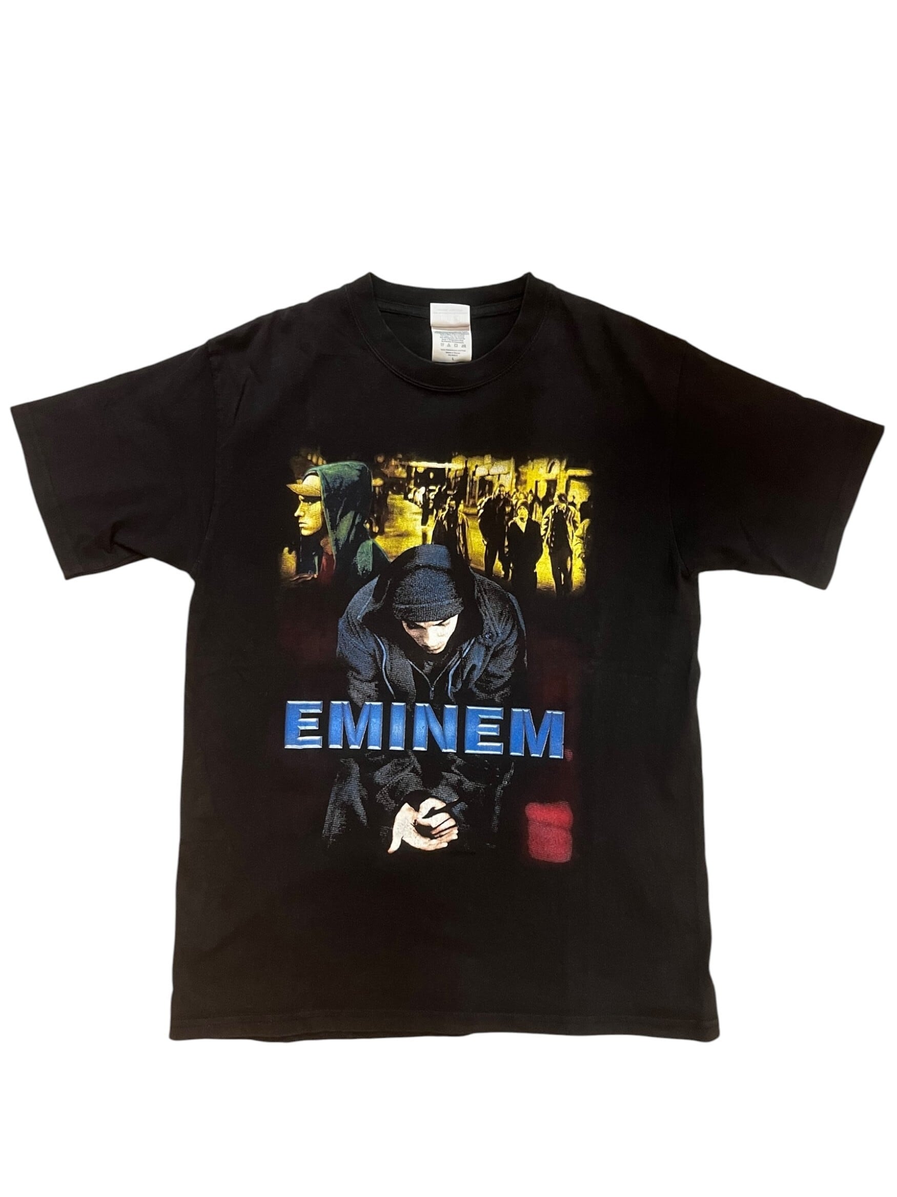 【USA製】STUSSY Tシャツ　エミネム　袖裾シングル STUSSY EMINEM エミネム/プリントTシャツ/プリントT/USED/古着/ラップT